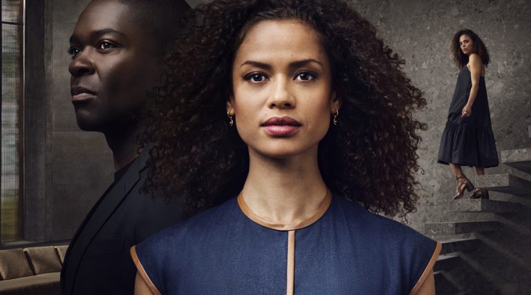WARNING: Embargoed for publication until 00:00:01 on 23/11/2021 - Programme Name: The Girl Before - TX: n/a - Episode: n/a (No. n/a) - Picture Shows:  Edward (DAVID OYELOWO), Jane (GUGU MBATHA-RAW), Emma (JESSICA PLUMMER) - (C) 42/HBO/BBC - Photographer: Jason Bell