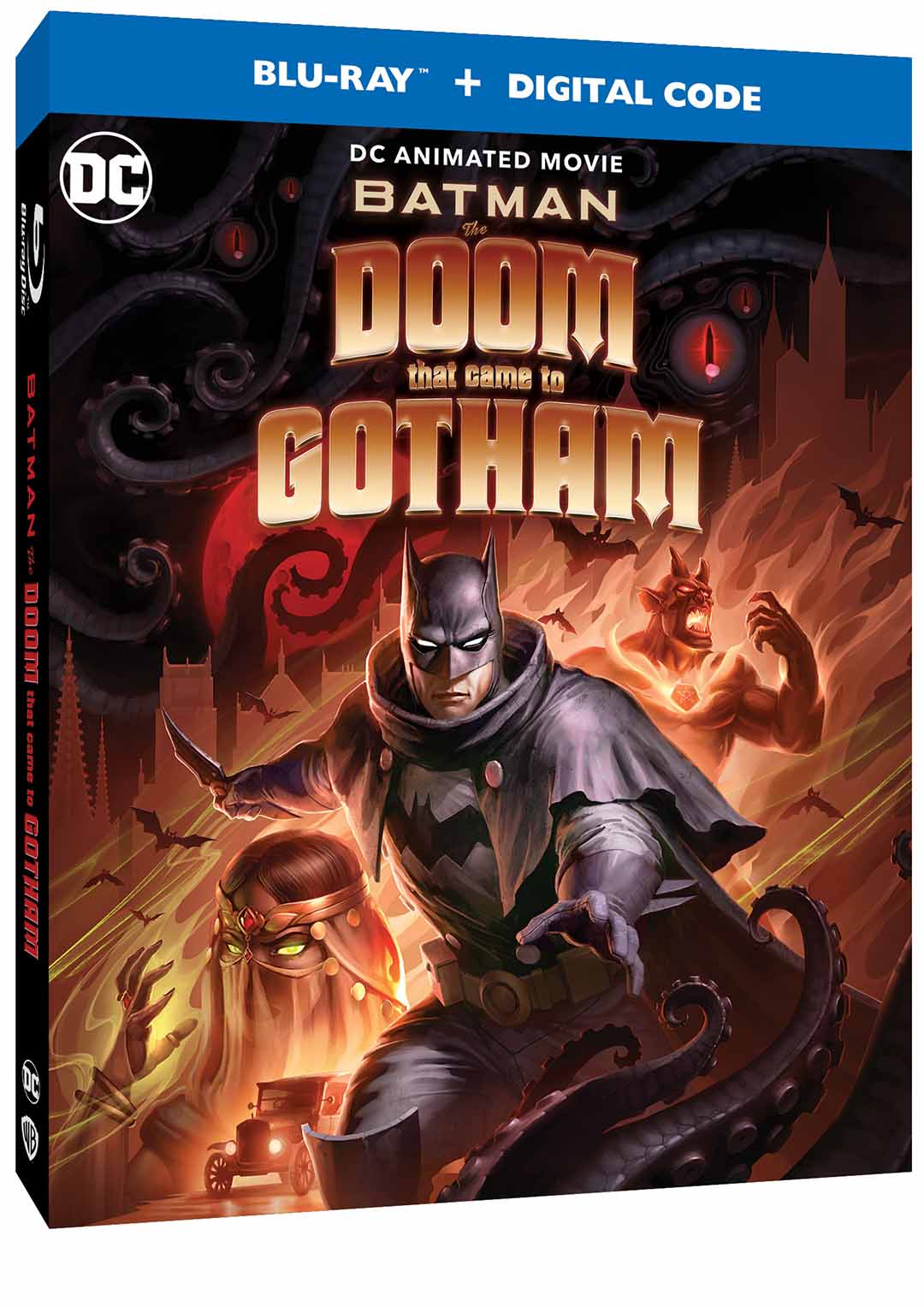 Batman - The Doom That Came to Gotham BD Boxart1- Premiere Scene review 