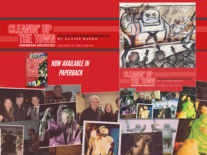 Cleanin' Up The Town Remembering Ghostbusters Hardback-Paperback-Book Quad